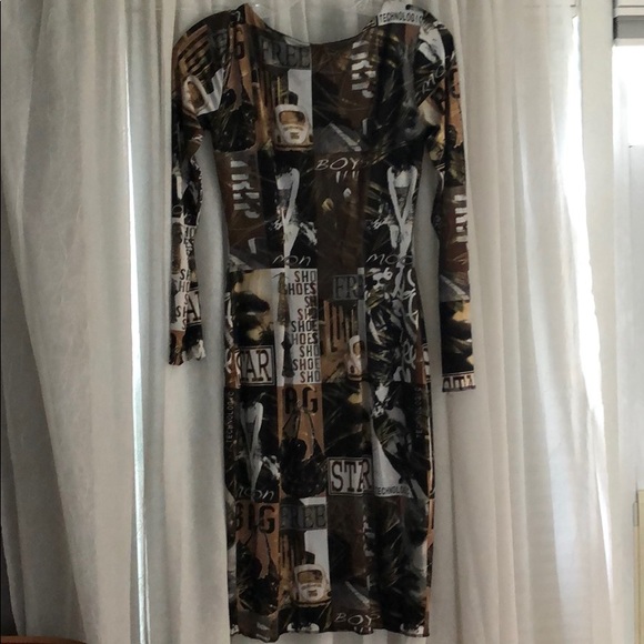 Mid length multi pattern dress - Picture 5 of 5